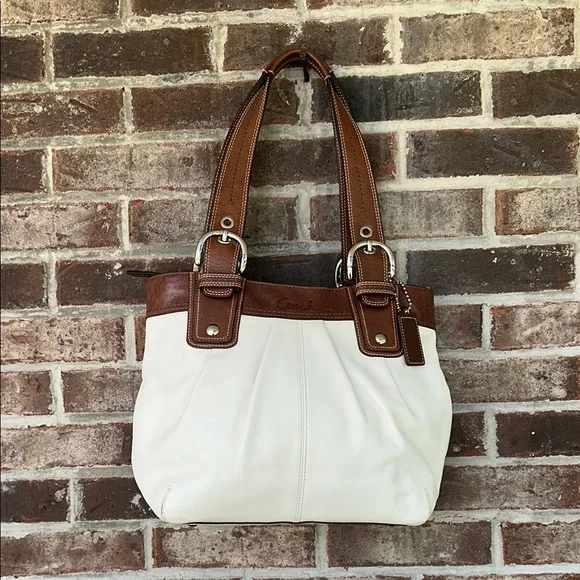 Vintage Coach Leather Purse Bag - Picture 1 of 11